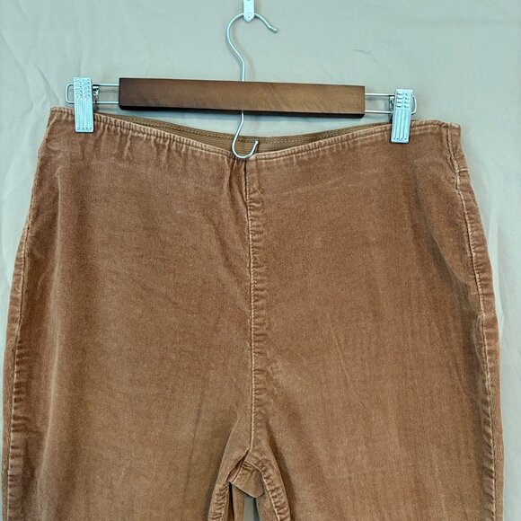 No Boundaries High Rise Burnt Orange Flare Bottom Corduroy Pants Junior's Large - Picture 5 of 6